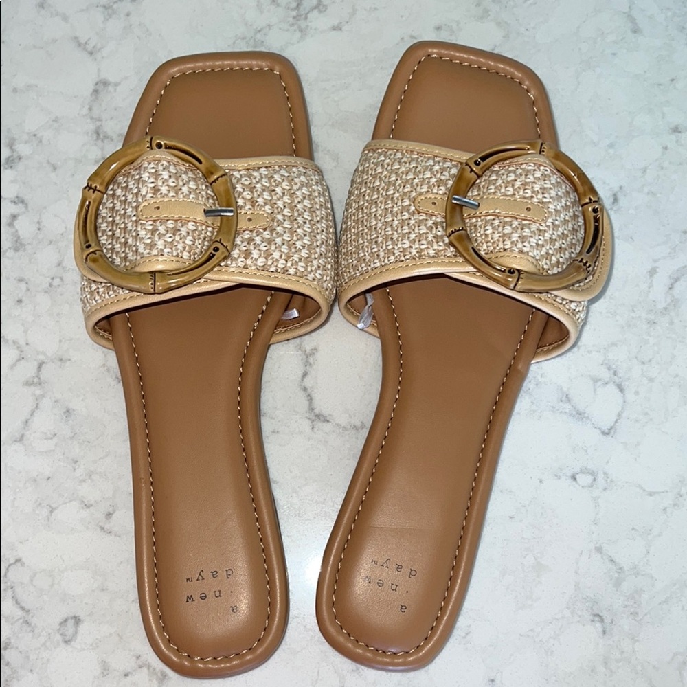 A New Day‎ Sandals with Bamboo detail Buckle